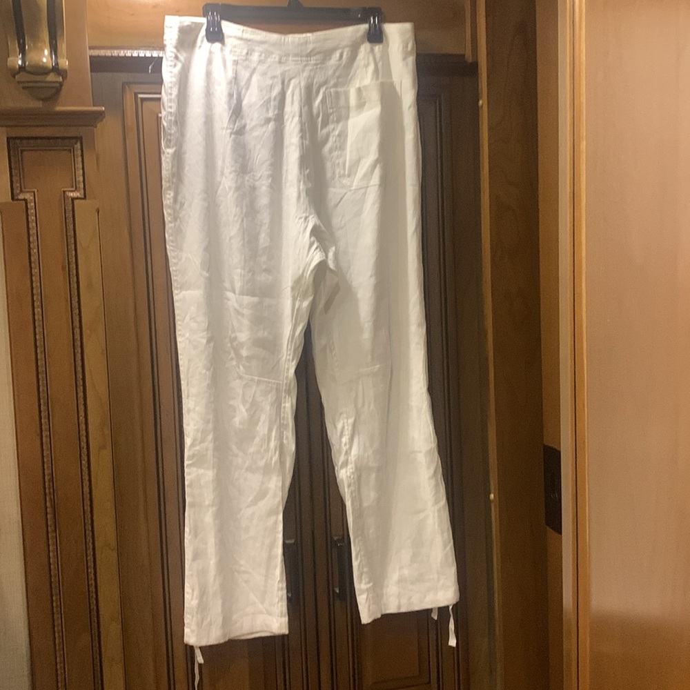 rag & bone White linen blend joggers. Fully lined in very good condition. W - 34 - Picture 10 of 14